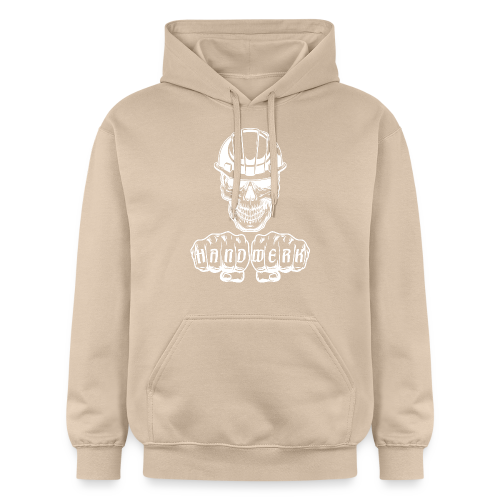 Gildan Unisex Softstyle® "Skull-Helm-Handwerk" Sand Gildan Unisex Softstyle® Midweight Hoodie