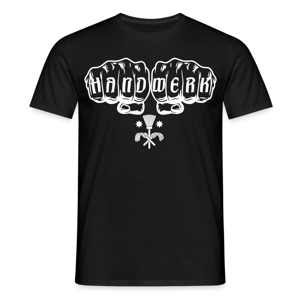 Unisex T-Shirt "Schornsteinfeger" Schwarz Männer T-Shirt