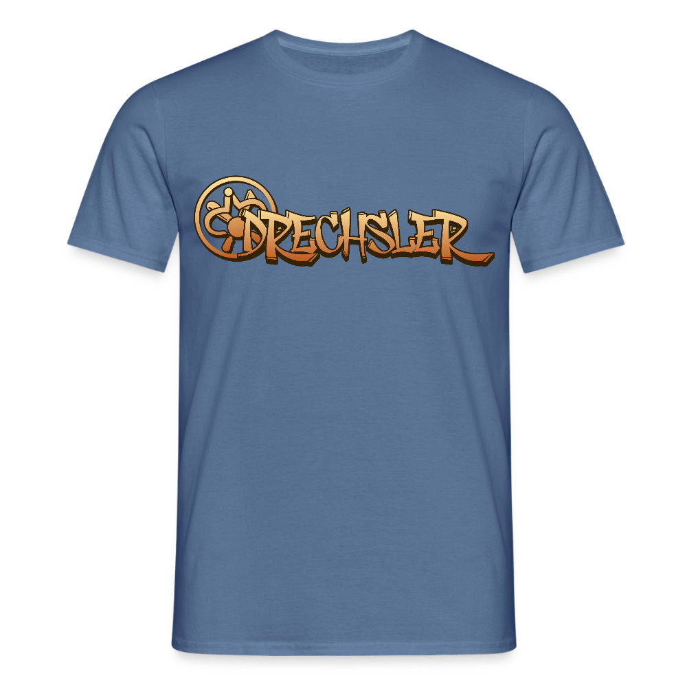 Unisex T-Shirt "Drechsler" Taubenblau Männer T-Shirt