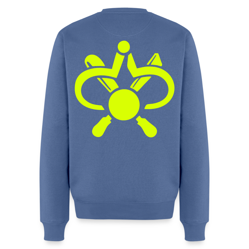 Unisex Premium Pullover "Drechsler" neongelb Männer Premium Pullover