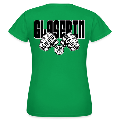 Frauen T-Shirt "Glaserin" (beidseitig bedruckt) Kelly Green Frauen T-Shirt