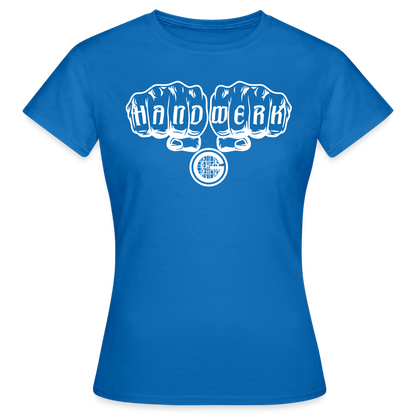 Frauen T-Shirt "Gerüstbauer" - Royalblau