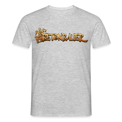Unisex T-Shirt "Betonbauer" Grau meliert Männer T-Shirt