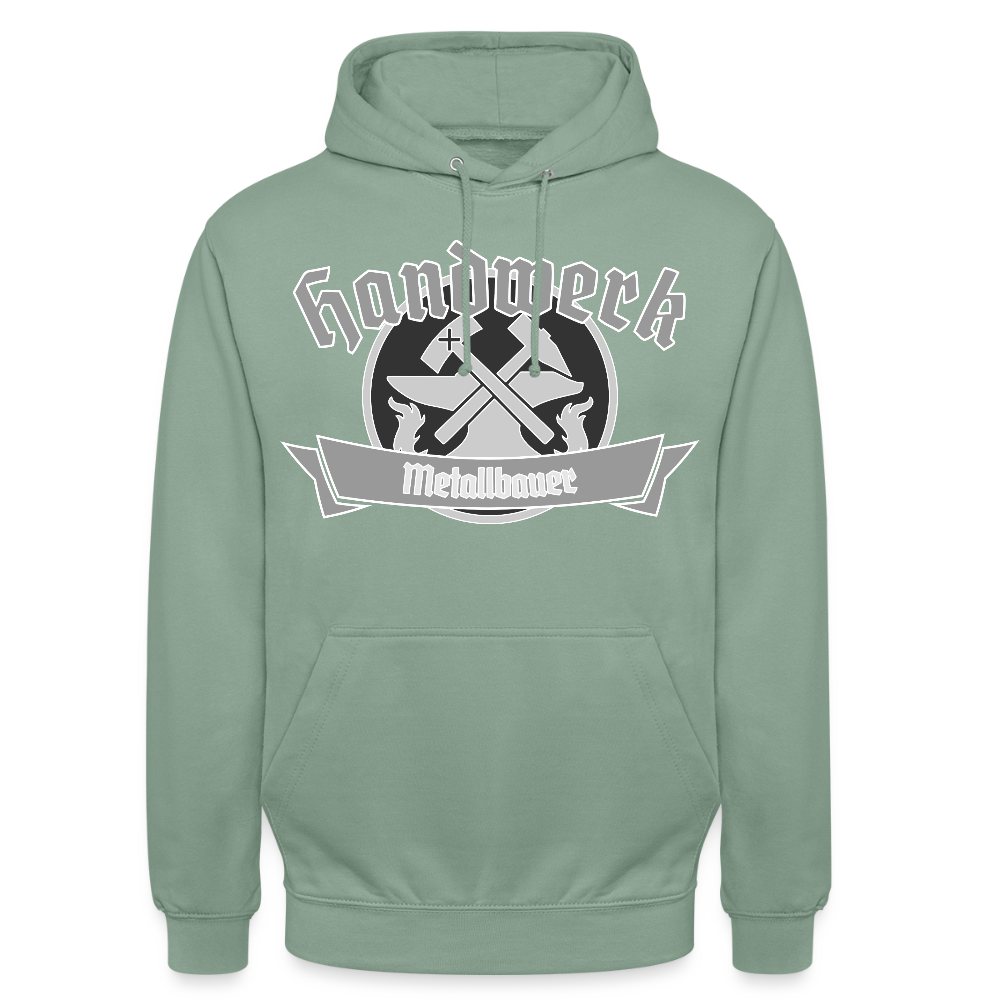 Unisex Hoodie "Metallbauer" Graugrün Unisex Hoodie