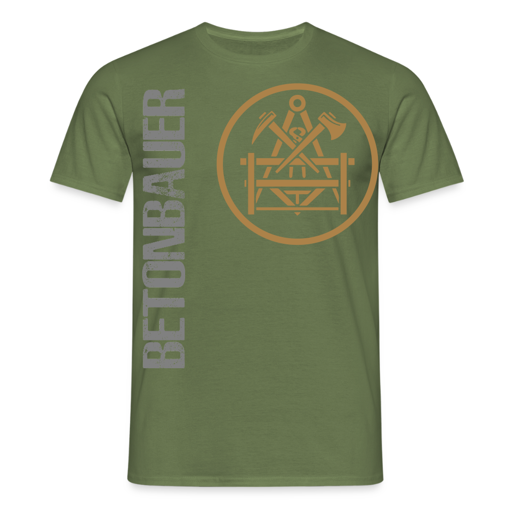 Unisex T-Shirt "Betonbauer" Militärgrün Männer T-Shirt