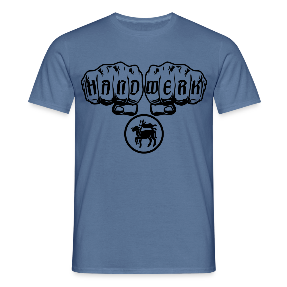 Unisex T-Shirt "Fleischer" Taubenblau Männer T-Shirt
