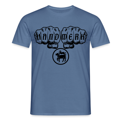 Unisex T-Shirt "Fleischer" Taubenblau Männer T-Shirt