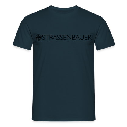 Unisex T-Shirt "Strassenbauer" Navy Männer T-Shirt