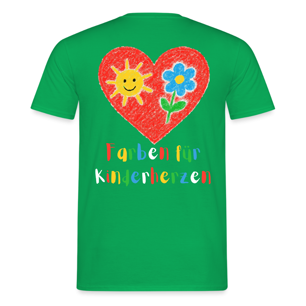 Unisex T-Shirt "Farben für Kinderherzen" (beidseitig bedruckt) Männer T-Shirt
