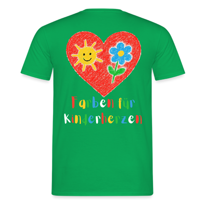 Unisex T-Shirt "Farben für Kinderherzen" (beidseitig bedruckt) Männer T-Shirt