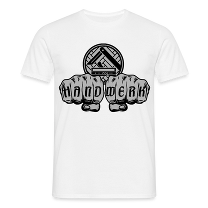 Unisex T-Shirt "Parkettleger" Weiß Männer T-Shirt