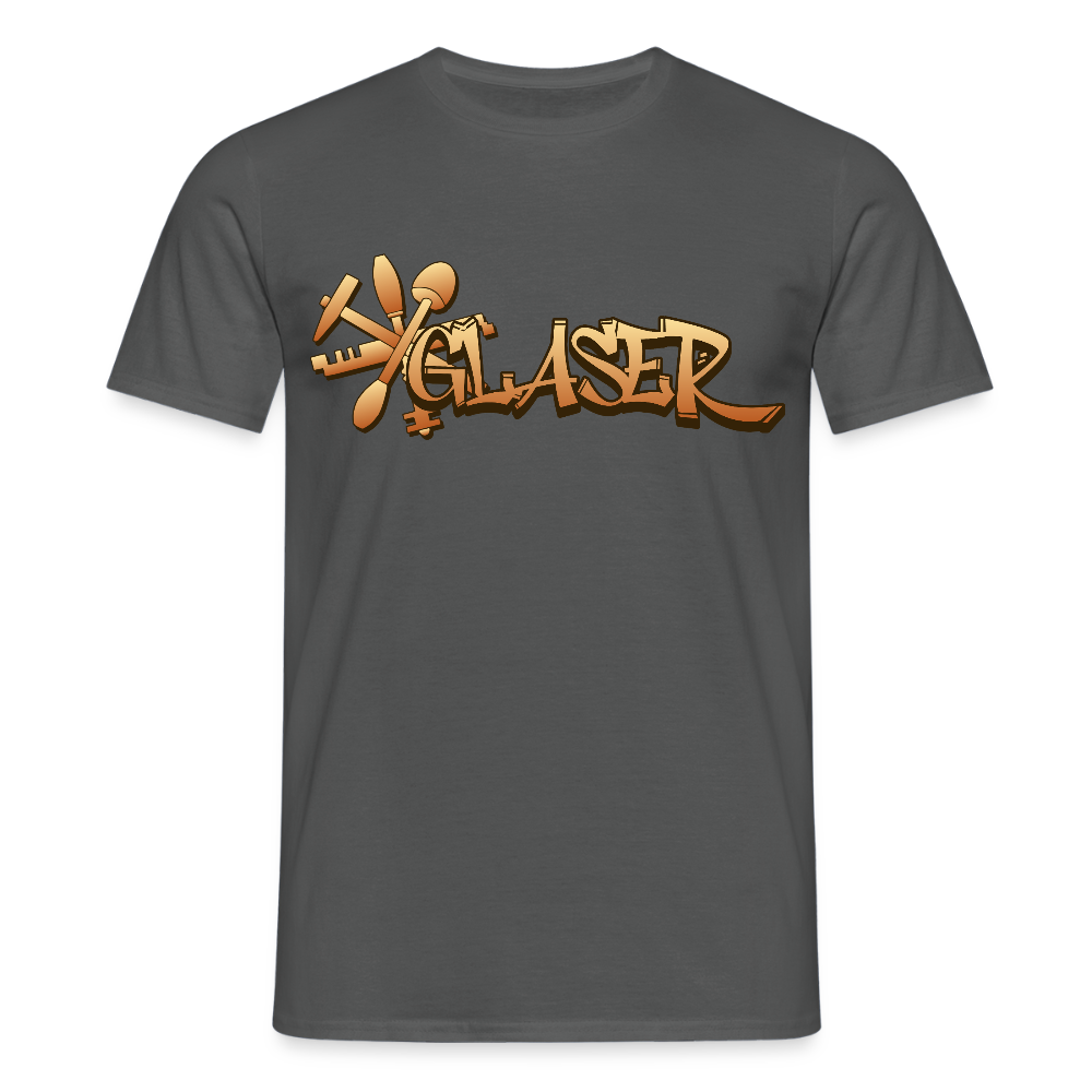 Unisex T-Shirt "Glaser" Anthrazit Männer T-Shirt