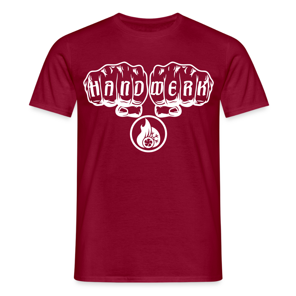 Unisex T-Shirt "Klimatechniker" - Ziegelrot