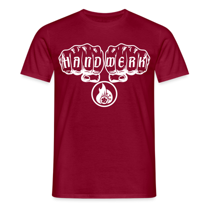 Unisex T-Shirt "Klimatechniker" Ziegelrot Männer T-Shirt