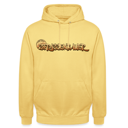 Unisex Hoodie "Strassenbauer" Zitronengelb Unisex Hoodie