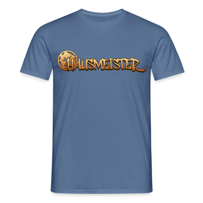 Unisex T-Shirt "Hausmeister" Taubenblau Männer T-Shirt