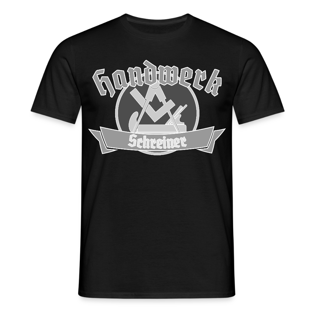 Unisex T-Shirt "Schreiner" Schwarz Männer T-Shirt