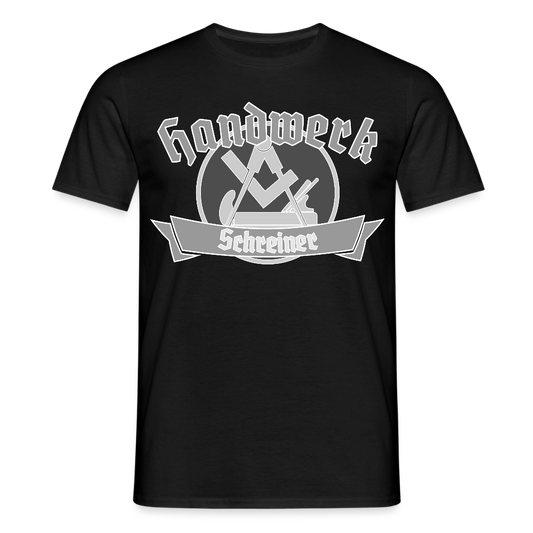 Unisex T-Shirt "Schreiner" - Schwarz