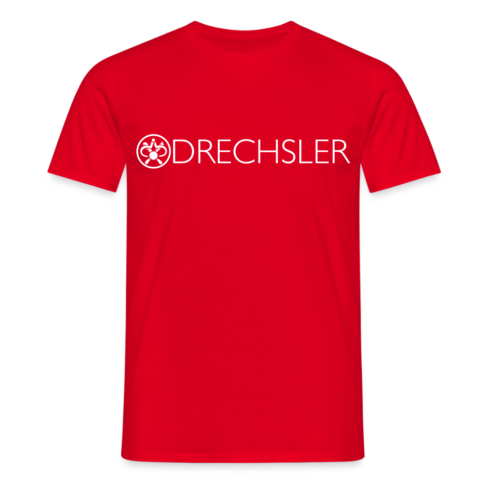 Unisex T-Shirt "Drechsler" Rot Männer T-Shirt