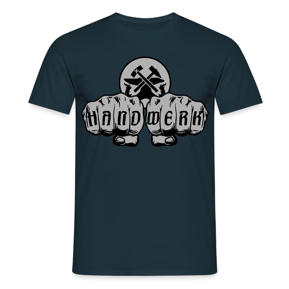 Unisex T-Shirt "Metallbauer" Navy Männer T-Shirt