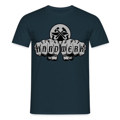 Unisex T-Shirt "Metallbauer" Navy Männer T-Shirt