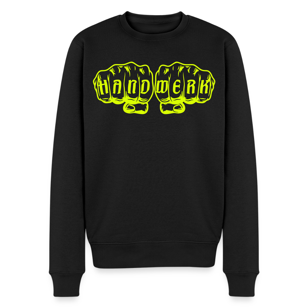 Unisex Premium Pullover "Maler" neongelb Männer Premium Pullover