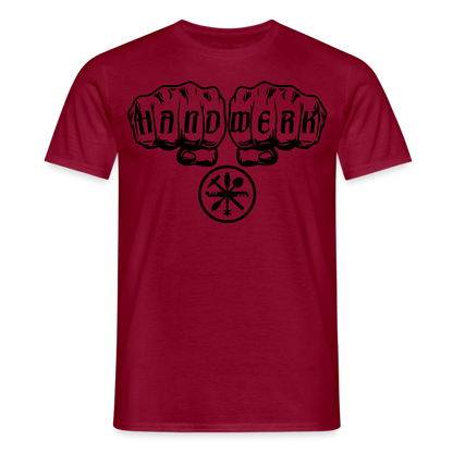 Unisex T-Shirt "Glaser" Ziegelrot Männer T-Shirt