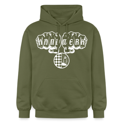 Gildan Unisex Softstyle® "Bodenleger" Militärgrün Gildan Unisex Softstyle® Midweight Hoodie