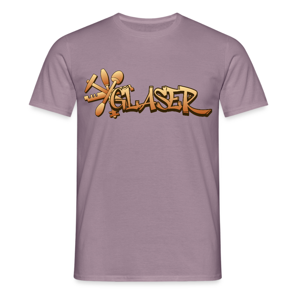 Unisex T-Shirt "Glaser" Lilagrau Männer T-Shirt