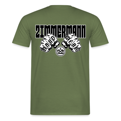 Unisex T-Shirt "Zimmermann" Militärgrün Männer T-Shirt