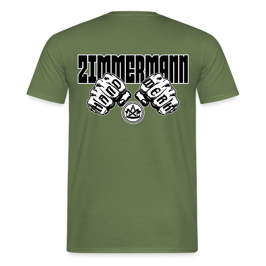 Unisex T-Shirt "Zimmermann" - Militärgrün