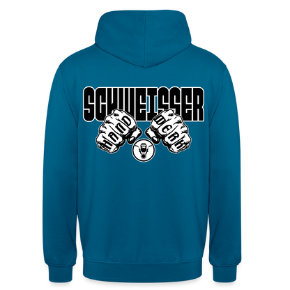 Unisex Hoodie "Schweisser" (beidseitig bedruckt) Tiefseeblau Unisex Hoodie