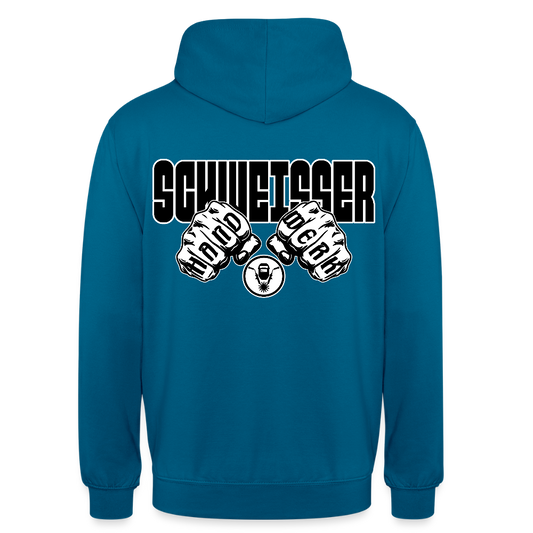 Unisex Hoodie "Schweisser" (beidseitig bedruckt) Tiefseeblau Unisex Hoodie