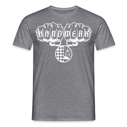 Unisex T-Shirt "Bodenleger" Graphit meliert Männer T-Shirt