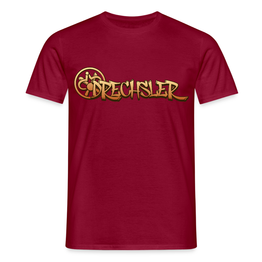 Unisex T-Shirt "Drechsler" Ziegelrot Männer T-Shirt