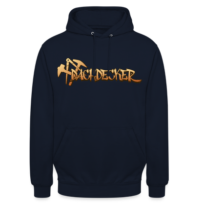 Unisex Hoodie "Dachdecker" Navy Unisex Hoodie