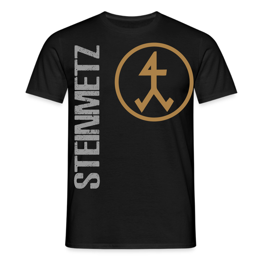 Unisex T-Shirt "Steinmetz" - Schwarz