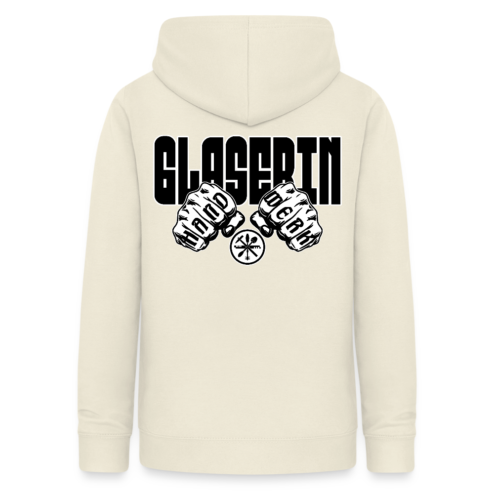 Frauen Hoodie "Glaserin" (beidseitig beruckt) Vanille-Milchshake Frauen Hoodie