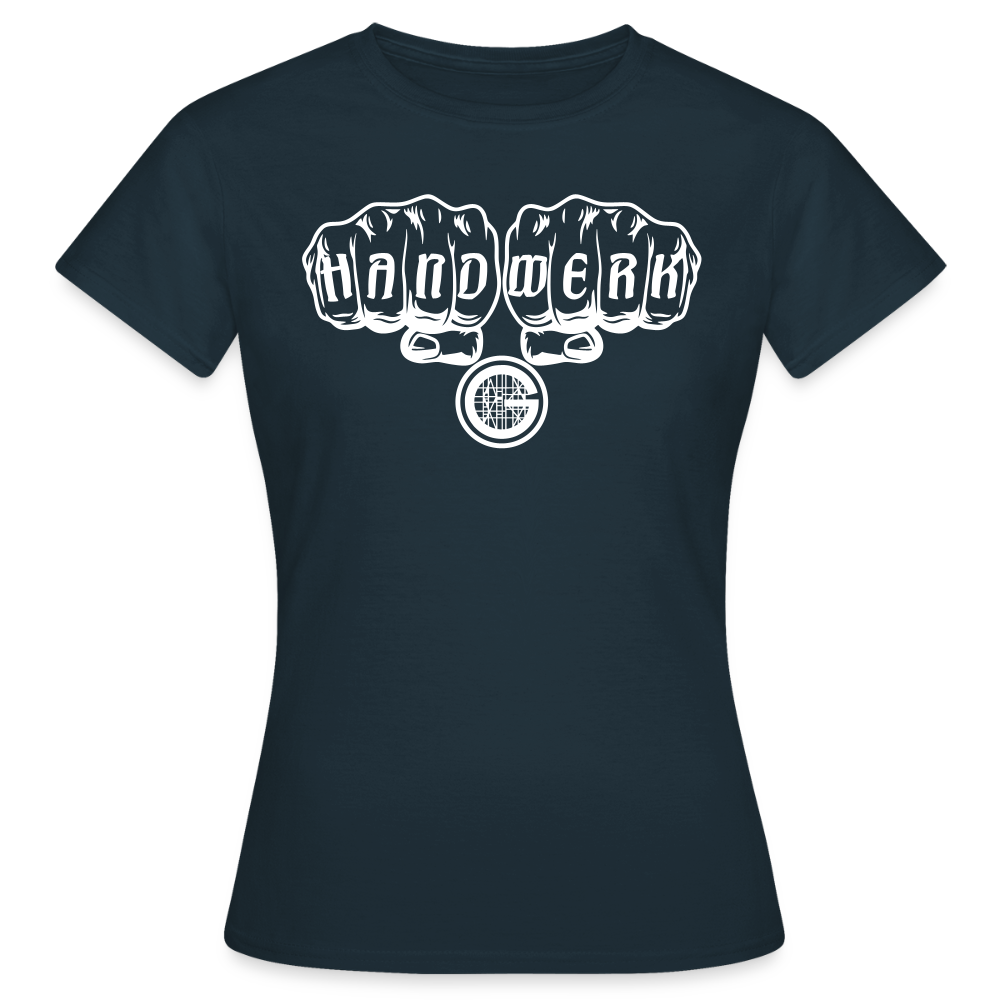 Frauen T-Shirt "Gerüstbauer" - Navy