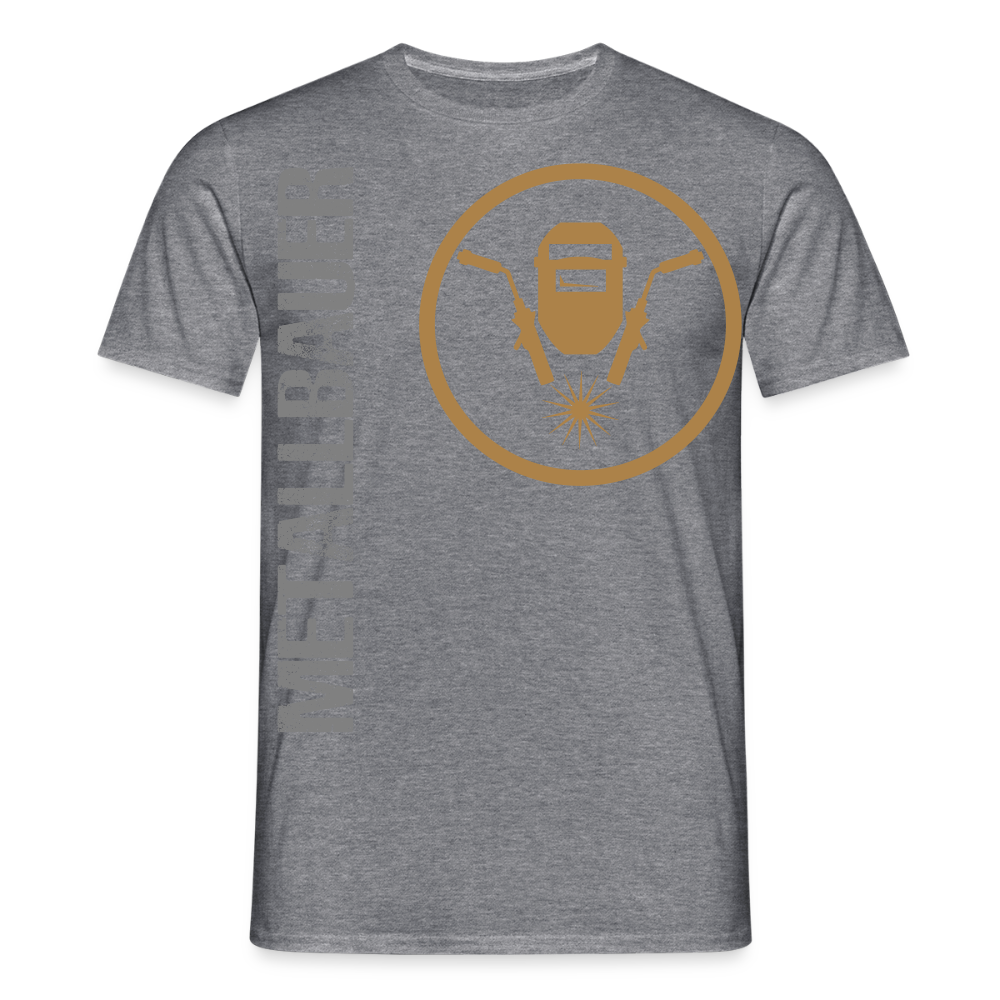 Unisex T-Shirt "Metallbauer" Graphit meliert Männer T-Shirt