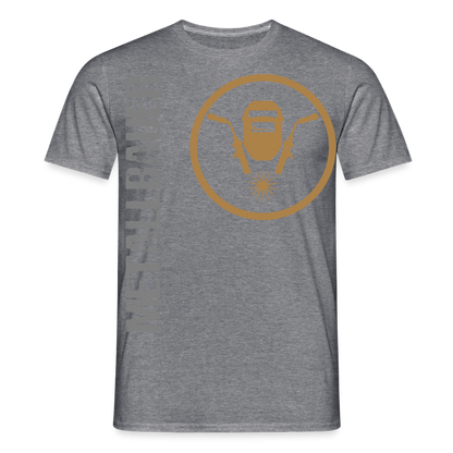 Unisex T-Shirt "Metallbauer" Graphit meliert Männer T-Shirt