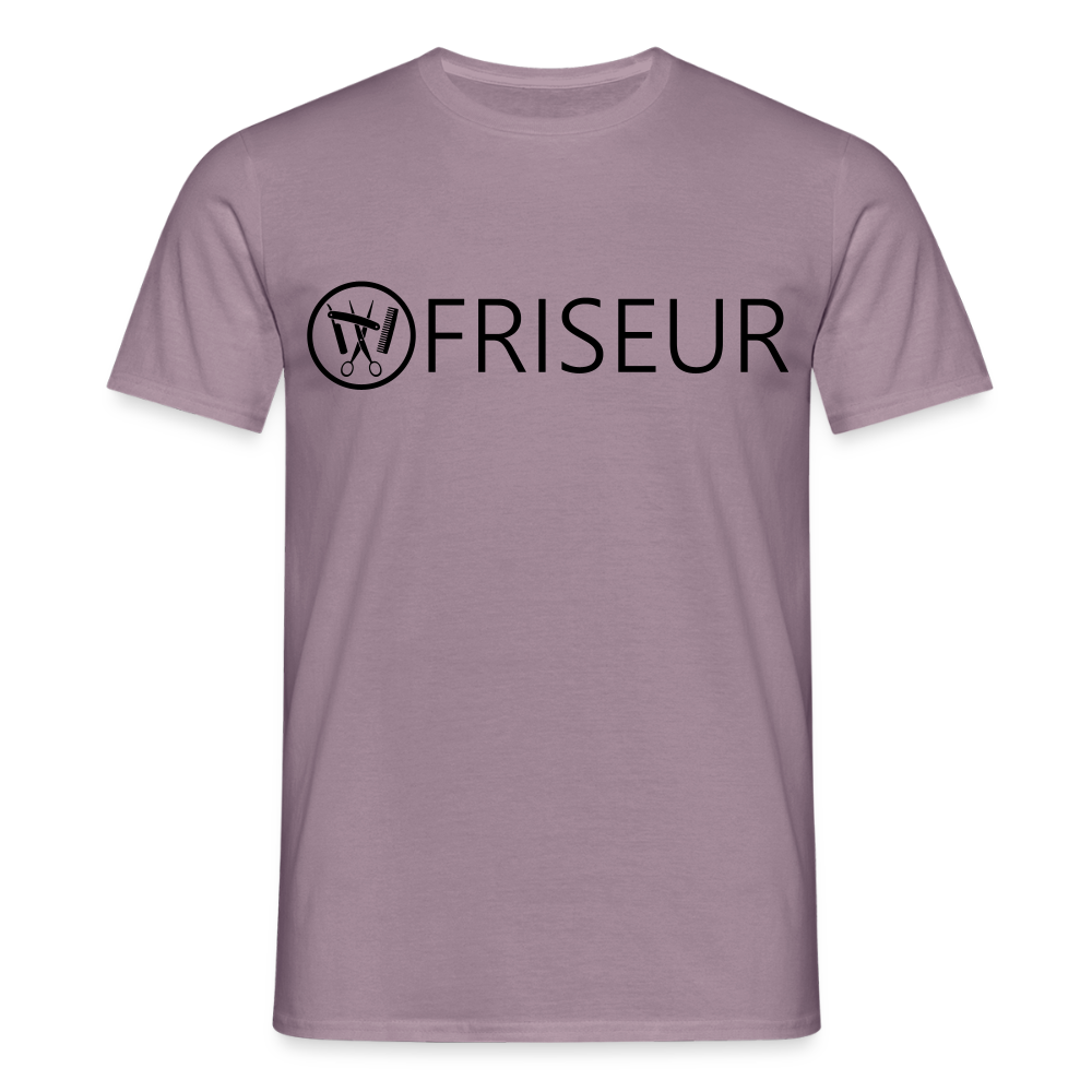 Unisex T-Shirt "Friseur" Lilagrau Männer T-Shirt