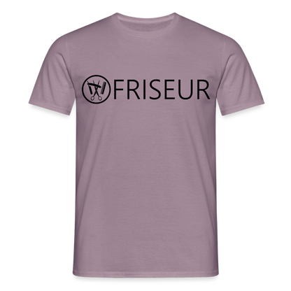 Unisex T-Shirt "Friseur" Lilagrau Männer T-Shirt