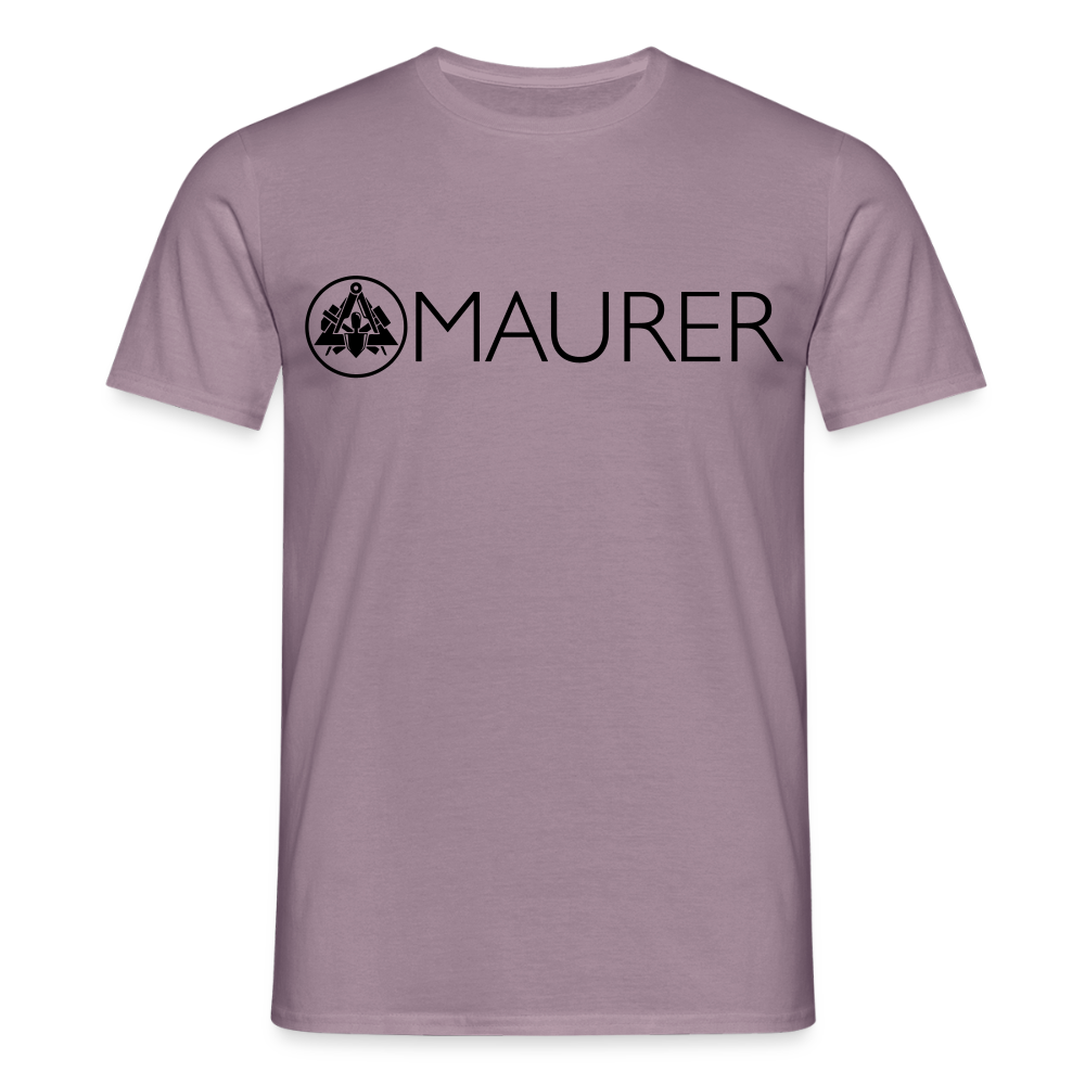 Unisex T-Shirt "Maurer" - Lilagrau 