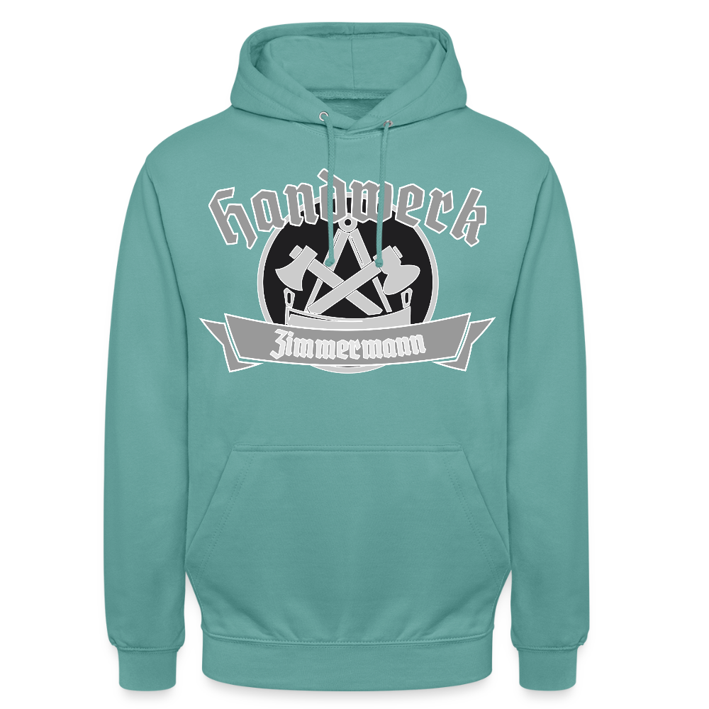 Unisex Hoodie "Zimmermann" Pastelltürkis Unisex Hoodie