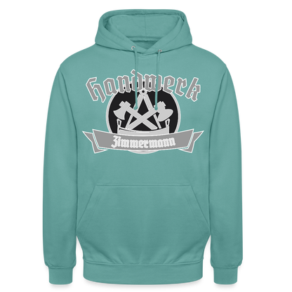 Unisex Hoodie "Zimmermann" Pastelltürkis Unisex Hoodie