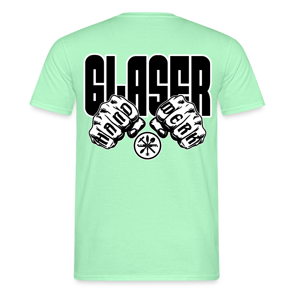 Unisex T-Shirt "Glaser" Mintgrün Männer T-Shirt