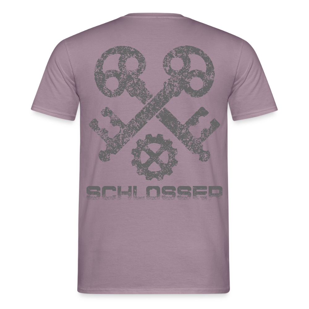 Unisex T-Shirt "Schlosser" Lilagrau Männer T-Shirt