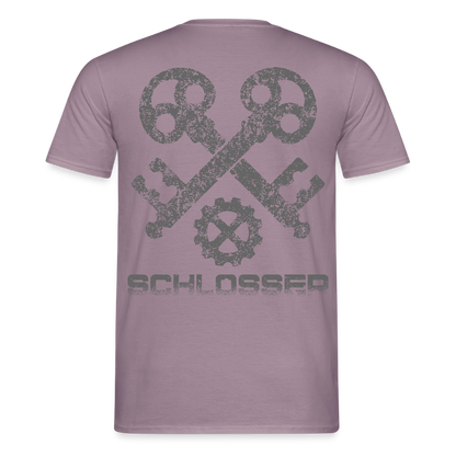 Unisex T-Shirt "Schlosser" Lilagrau Männer T-Shirt