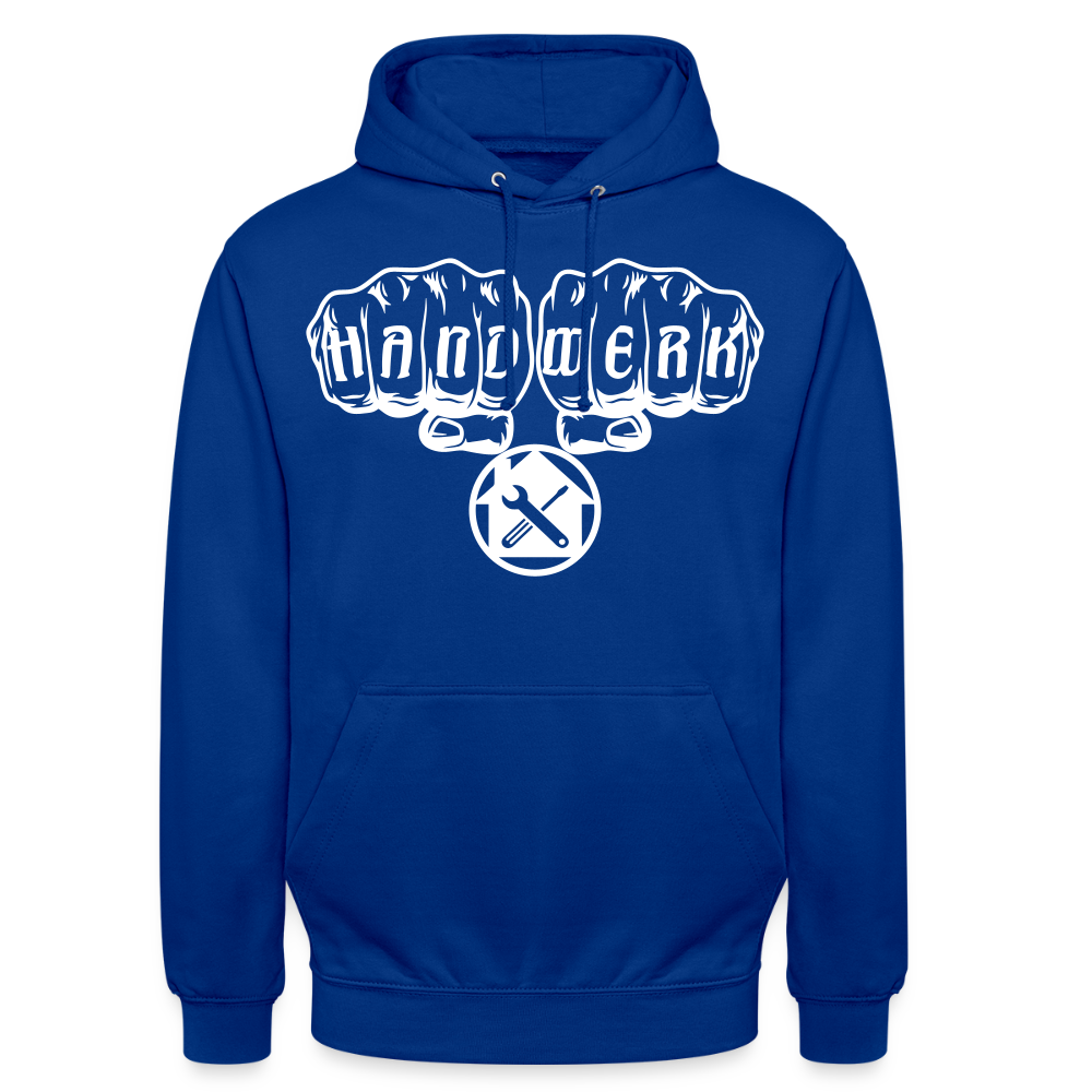 Unisex Hoodie "Hausmeister" Royalblau Unisex Hoodie
